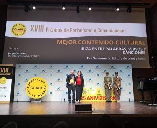 Letras y Notas – Premio a Mejor Contenido Cultural en los XVIII Premios de Periodismo y Comunicación CLABE